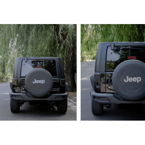 Paragolpes trasero Metálico JEEP Wrangler / Rubicon JK 2007-2017 10º Aniversario Estilo Hard Rock