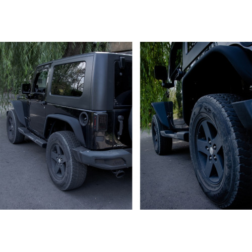 Paragolpes trasero Metálico JEEP Wrangler / Rubicon JK 2007-2017 10º Aniversario Estilo Hard Rock