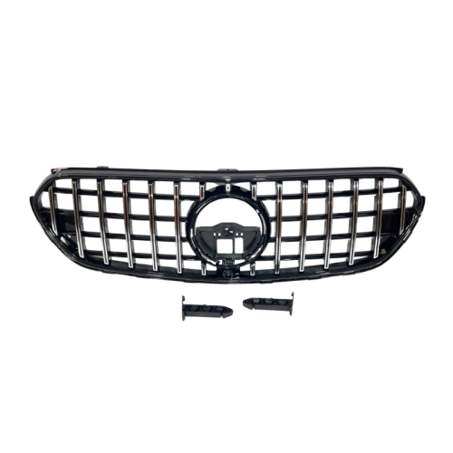 Parrilla para Mercedes GLC Coupe C254 SUV X254 Look GT Cromada +2023 con cámara Parrilla para Mercedes GLC Coupe C254 SUV X254 Look GT Cromada +2023 con cámara