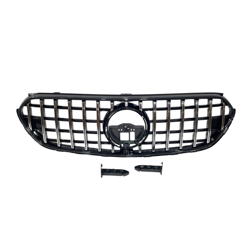 Parrilla para Mercedes GLC Coupe C254 SUV X254 Look GT Cromada +2023 con cámara Parrilla para Mercedes GLC Coupe C254 SUV X254 Look GT Cromada +2023 con cámara