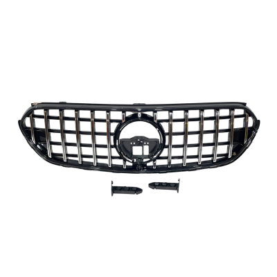 Parrilla para Mercedes GLC Coupe C254 SUV X254 Look GT Cromada +2023 con cámara