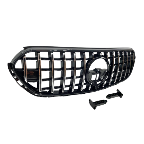 Parrilla para Mercedes GLC Coupe C254 SUV X254 Look GT Cromada +2023 con cámara Parrilla para Mercedes GLC Coupe C254 SUV X254 Look GT Cromada +2023 con cámara