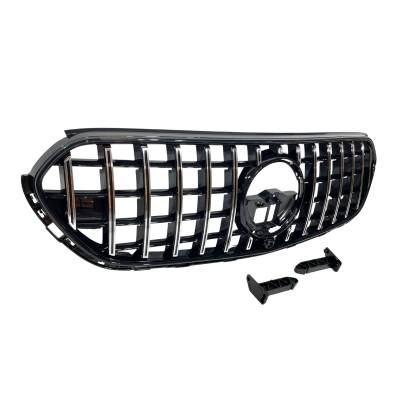 Parrilla para Mercedes GLC Coupe C254 SUV X254 Look GT Cromada +2023 con cámara