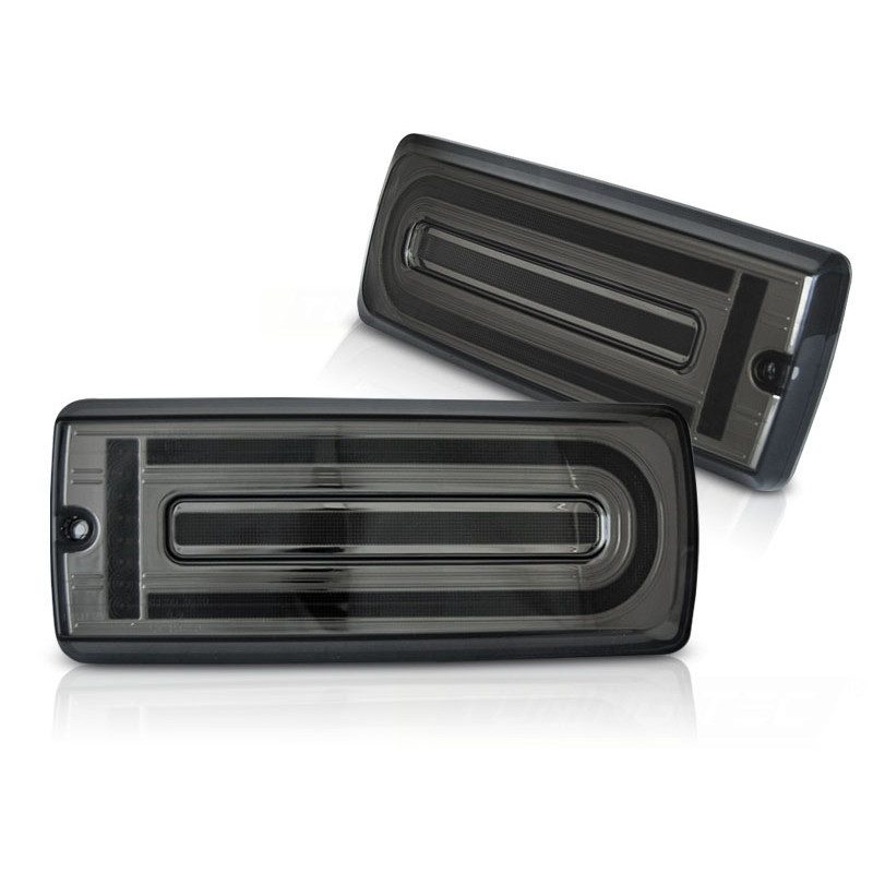 Pilotos traseros Full Led Bar Ahumados para Mercedes Clase G W463 Pilotos traseros Full Led Bar Ahumados para Mercedes Clase G W463