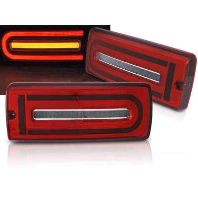 Pilotos traseros Full Led Bar Rojos para Mercedes Clase G W463