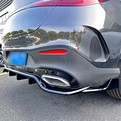 Añadido de Difusor Trasero Mercedes GLC Coupe C254 +2023 look AMG Negro Brillo