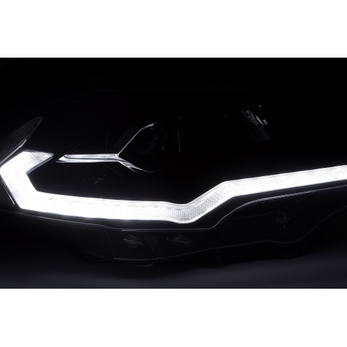 Faros Delanteros LED Negros para Ford Mustang 2018–2021