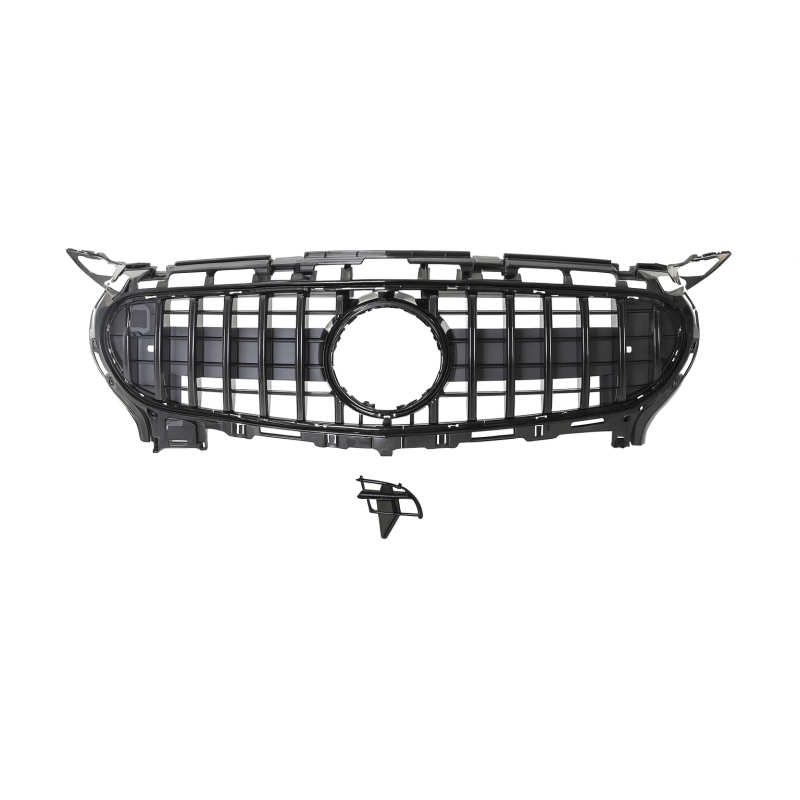 Parrilla delantera para Mercedes AMG GT 2014-2016 look GTR Panamericana Negra Brillo