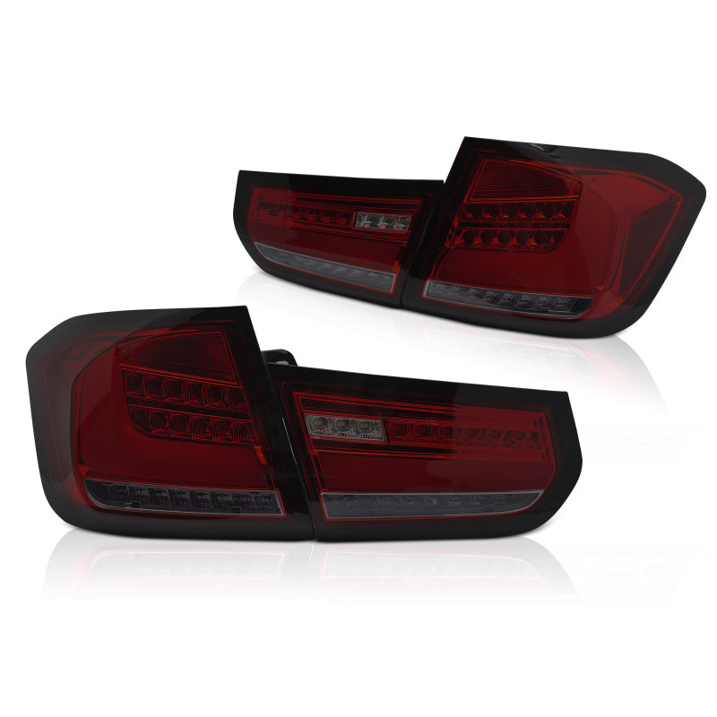 Pilotos traseros Led Dinámicos Rojos Ahumados para BMW Serie 3 F30