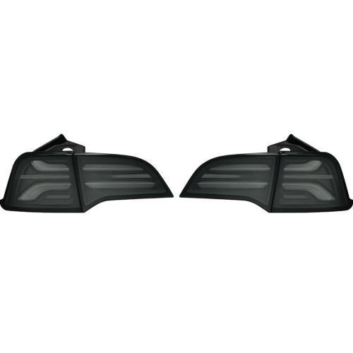 Pilotos traseros LED Negros para Tesla Model 3 / Model Y 2017–2023 Pre-Facelift