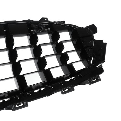 Rejilla frontal para Mercedes CLA W118 Facelift +2024 Panamericana GTR Negra