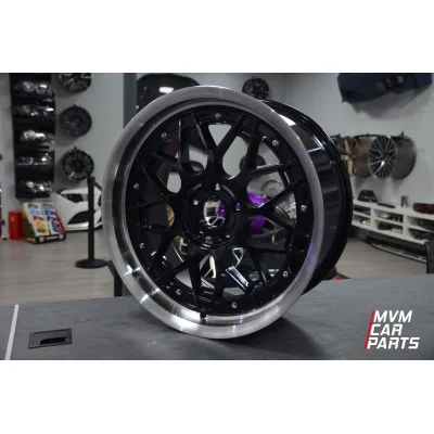 Juego de 4 Llantas 18 FOX HIRO Flow-Forming Black Polish FOX08