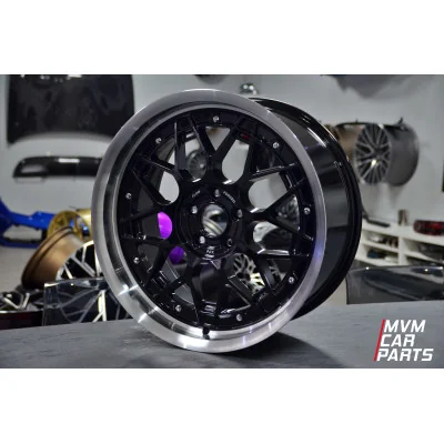 Juego de 4 Llantas 19 FOX HIRO Flow-Forming Black Polish FOX08