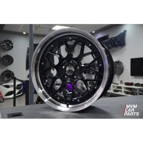 Juego de 4 Llantas 19 FOX HIRO Flow-Forming Black Polish FOX08