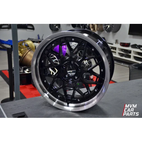 Juego de 4 Llantas 19 FOX HIRO Flow-Forming Black Polish FOX08