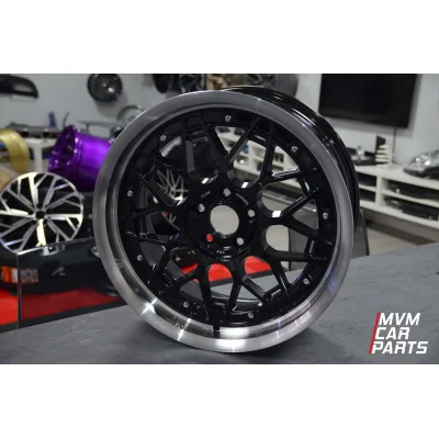 Juego de 4 Llantas 19 FOX HIRO Flow-Forming Black Polish FOX08