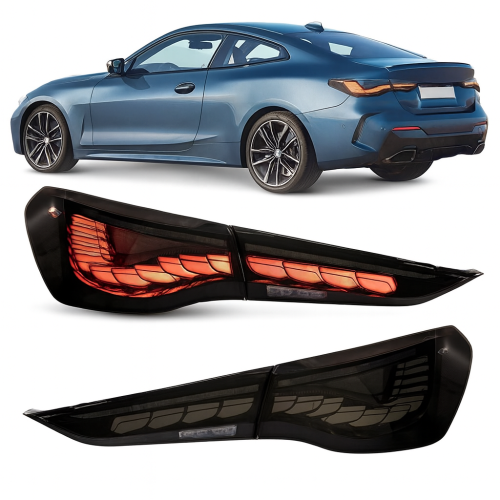Pilotos traseros LED Ahumados BMW Serie 4 G22 G23 G26 Look OLED