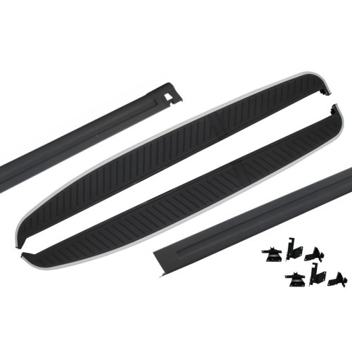 Estribos laterales para Land Rover Range Rover Sport L320 2005-2013 con taloneras precortadas
