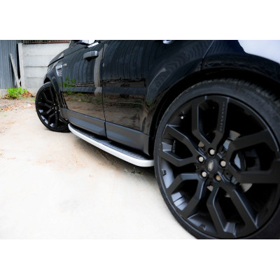 Estribos laterales para Land Rover Range Rover Sport L320 2005-2013 con taloneras precortadas
