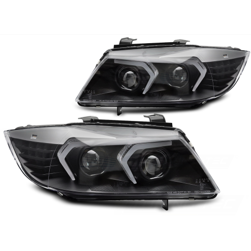 Faros Full LED Negros para BMW E90/E91 2005-2008
