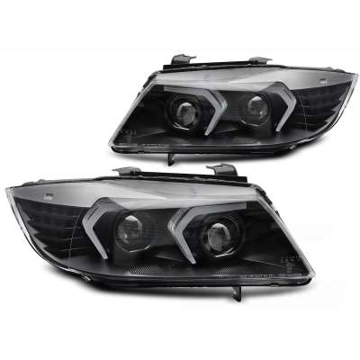 Faros Full LED Negros para BMW E90/E91 2005-2008