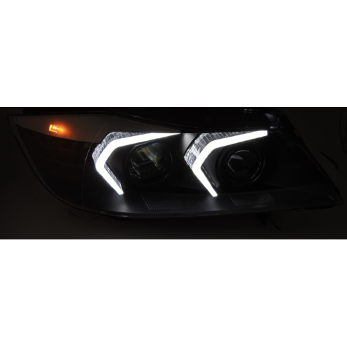 Faros Full LED Cromados para BMW E90/E91 2005-2008