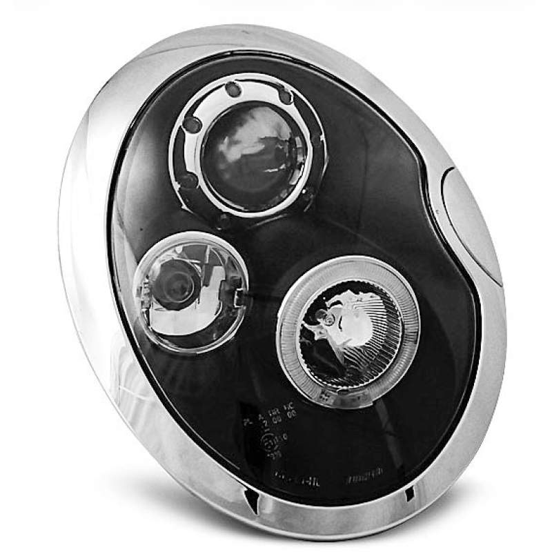 Faros delanteros negros para MINI One Cooper R50 R52 R53 2001-2006