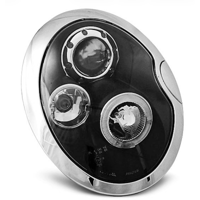 Faros delanteros negros para MINI One Cooper R50 R52 R53 2001-2006