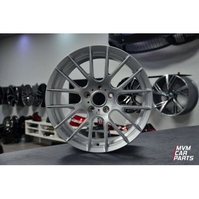 Juego de 4 Llantas 19 SPACWHEELS CSL M3 Silver BM129