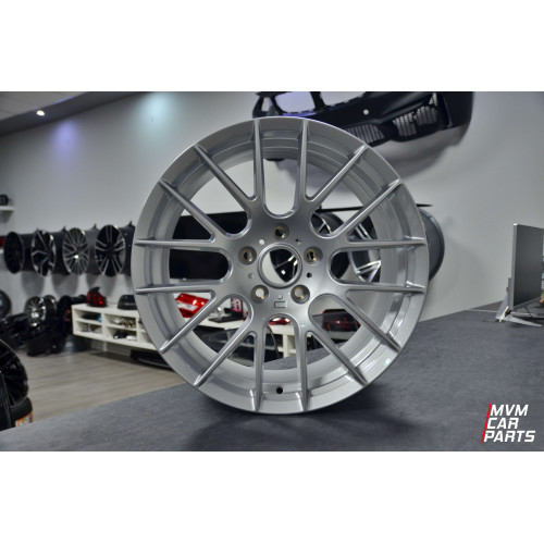 Juego de 4 Llantas 19 SPACWHEELS CSL M3 Silver BM129