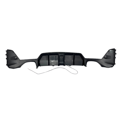 Difusor Trasero BMW Serie 3 G20  G21 LCI 2023+ Look Competition Negro Brillo Luz de freno led