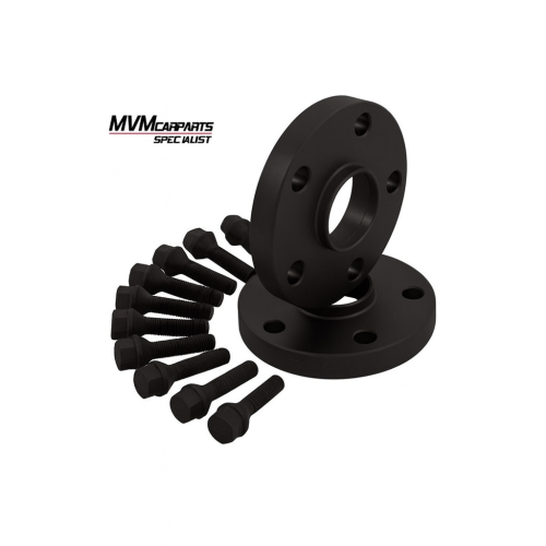 Kit de 2 Separadores Negros 5X120 de 25MM Doble centraje