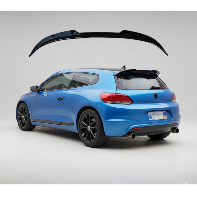 Aleron spoiler trasero Volkswagen Scirocco 2008-2014 R-Line Negro Brillo