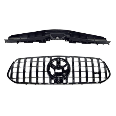 Rejilla frontal para Mercedes GLE Coupe C167 y SUV W167 +2024 tipo GTR Panamericana Black