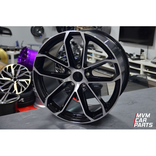 Juego de 4 Llantas 21 para Porsche Parma Black Polish P037