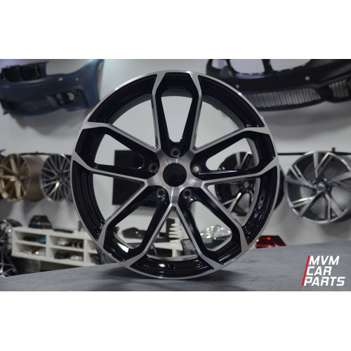 Juego de 4 Llantas 21 para Porsche Parma Black Polish P037