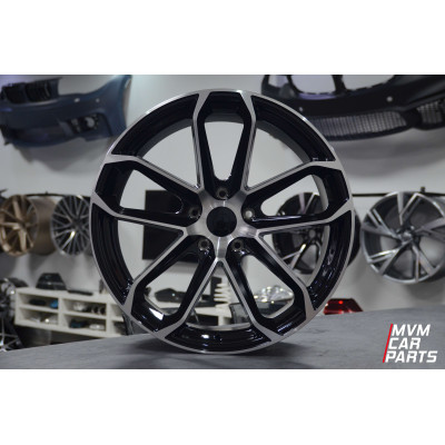 Juego de 4 Llantas 21 para Porsche Parma Black Polish P037