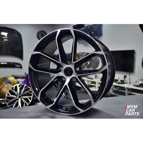 Juego de 4 Llantas 21 para Porsche Parma Black Polish P037