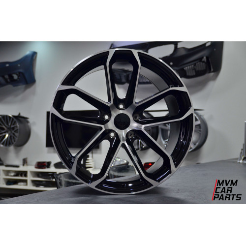 Juego de 4 Llantas 21 para Porsche Parma Black Polish P037