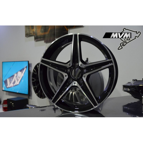 Juego de 4 Llantas 17 Mercedes AMG W205 Black MB41