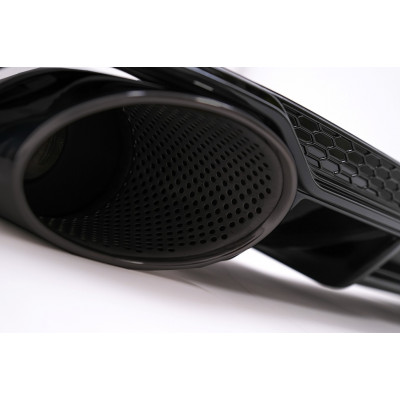 Difusor trasero Audi A4 B9 2016-2018 Sedan/Avant Look RS4 Black