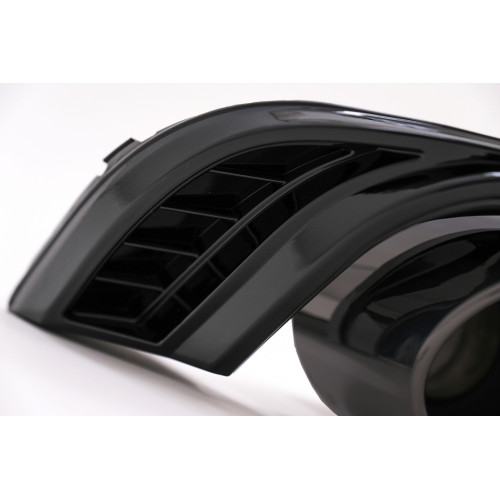 Difusor trasero Audi A4 B9 2016-2018 Sedan/Avant Look RS4 Black