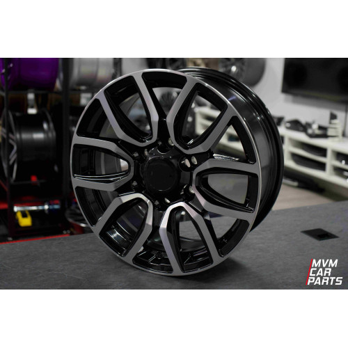 Juego de 4 Llantas 17 Toyota Token Off Road Black Polish T02