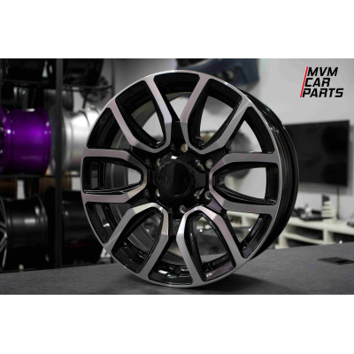 Juego de 4 Llantas 17 Toyota Token Off Road Black Polish T02