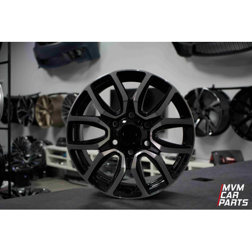 Juego de 4 Llantas 17 Toyota Token Off Road Black Polish T02