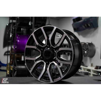 Juego de 4 Llantas 17 Toyota Token Off Road Black Polish T02