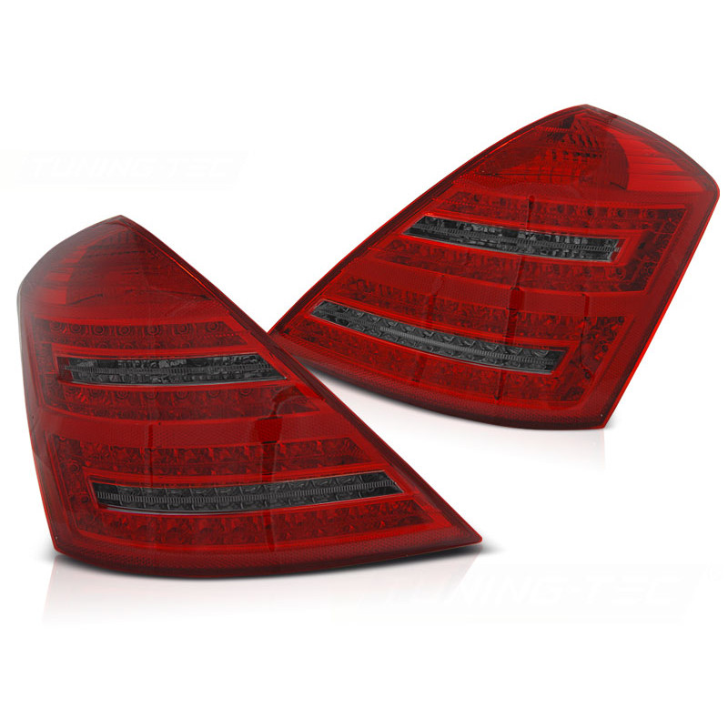 Pilotos traseros LED Ahumados Mercedes Clase S W221