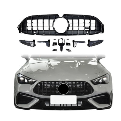 Rejilla frontal para Mercedes CLE W236 Look GT-R Panamericana Cromada