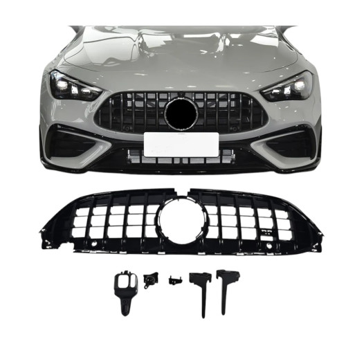 Rejilla frontal para Mercedes CLE W236 Look GT-R Panamericana Negra