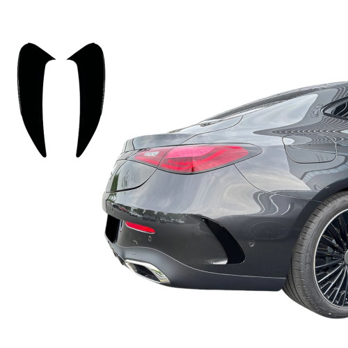 Aletines traseros Mercedes CLE C236 Coupe AMG Negro Brillo